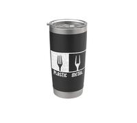Musique Metal Amoureux musique plastique Cornes diable Métal Gobelet isotherme en acier inoxydable double paroi