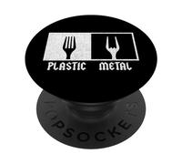 Musique Metal Amoureux Musique Plastique Cornes Diable Métal PopSockets PopGrip Adhésif