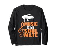 Musique Mon Ame Soeur Passion Pianiste Manche Longue