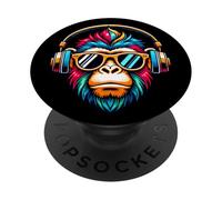 Musique : Monkey DJ PopSockets PopGrip Adhésif