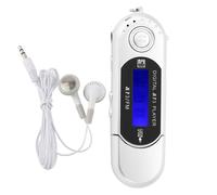 Musique nomade : lecteur MP3 portable, cadre en alliage d'aluminium, lampe torche LED et clip de fixation arrière, idéal pour les sportifs.