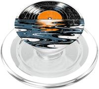 Musique - Old School Nostalgie Disque Vinyl PopSockets PopGrip pour MagSafe