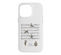 Musique paresseuse Amusante pour Yoga, Jouant avec Une e Note Musicien Coque pour iPhone 14 Pro Max