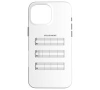 Musique partition sans Notes Douce Nuit Silent Night Coque pour iPhone 16 Pro Max