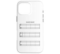 Musique partition sans Notes Douce Nuit Silent Night Coque pour iPhone 16 Pro Max