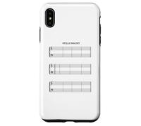 Musique partition sans Notes Douce Nuit Silent Night Coque pour iPhone XS Max