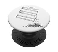 Musique partition sans Notes Douce Nuit Silent Night PopSockets PopGrip Adhésif