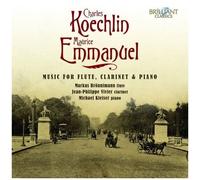 Koechlin & Emmanuel – Musique pour flûte, clarinette et piano – Edel