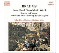 Musique Pour Piano A 4 Mains Vol. 3 : Sonate En Fa, Variations Haydn Matthies & Köhn, Piano