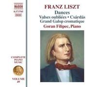 NAXOS – Musique pour piano Intégrale Volume 49 – Valses oubliées S.215/R – CD