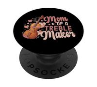 Musique pour Violon Mom of A Treble Maker PopSockets PopGrip Adhésif