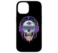 Musique Psytrance Casque Audio Techno Musique Électronique Coque pour iPhone 14