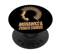 Musique Punk Rock des Mohawks et des Power Chords PopSockets PopGrip Adhésif