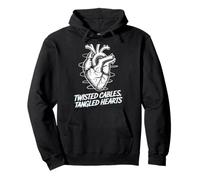 Musique Punk Rock Tangled Hearts de Twisted Cables Sweat à Capuche