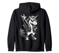 Musique Rock, Heavy Metal, Rocker Unicorn | Rock Hand Sweat à Capuche