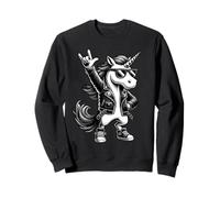 Musique Rock, Heavy Metal, Rocker Unicorn | Rock Hand Sweatshirt