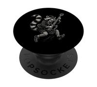 Musique Rock rétro de Raccoon PopSockets PopGrip Adhésif