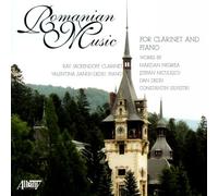 Musique roumaine pour clarinette et piano. Jackendoff, Sandu-Dediu.