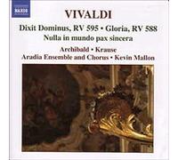 Vivaldi – Dixit Dominus RV 595, Gloria RV 588, Nulla in mundo pax sincera RV 630, Jubilate RV 639