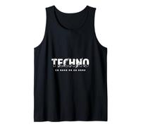 Musique Techno Go Hard Or Home - Industrial Rave idée Teuf Débardeur