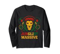 Musique Vinyle Junglist Massive Lion Rasta Colors DJ Manche Longue