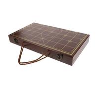 MUSISALY 1 Ensemble Élégant Jeu D'échecs Chinois en Bois Plateau De Jeu Portable Conception De Poche Intéressant Échecs Chinois en Bois Adulte Échecs Ménage D'échecs Adulte Accessoire