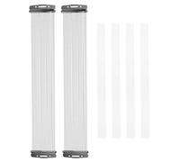 MUSISALY 1 jeu de cordes de batterie avec sangles, 13 x 2,2 pouces, 20 brins, cordes de fixation pour caisse claire/batterie jazz, sangles/bandes pour un réglage précis de la tension, convient pour