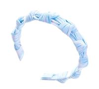MUSISALY 1 Pc Bandeau Tie-dye Large Bandeau Cheveux Entrecroisés Pour Les x Amoureux Vintage Accessoires De Cheveux De Mariage x Larges Blue Tissu Polyester