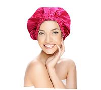 MUSISALY 1 Pc Femme Chimiothérapie Satin Bonnet De Noir Gros Bonnets Pour Chapeau Dames Couvre-chefs Pour Femmes Bonnets De Sommeil Soyeux Bonnet De Nuit Chapeau De Couchage