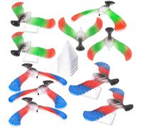 MUSISALY 10 Jouets Oiseaux Aigles en Équilibre en Plastique, Jouets Éducatifs pour Garçon et Filles, Accessoires Scientifiques Ludiques pour Apprentissage Gravité et Couleur Aléatoire