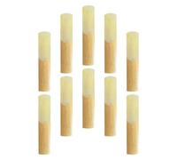 MUSISALY 10 Pcs Anches de Saxophone Alto en Bambou Force 2,5, Légères et Son, Accessoires pour Saxophone Adaptés aux Débutants et Professionnels