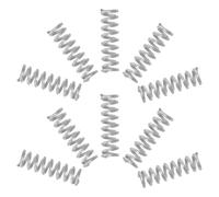 MUSISALY 10 Pièces Assortiment de 10 Mini Ressorts de Compression en Acier Inoxydable 0,5X3X10 MM pour Stylos à Bille, Kit de Ressorts Comprimés Polyvalents pour Réparation Mécanique et