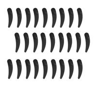 MUSISALY 100 Cuillères Cosmétiques en Pp Noires pour Visage, Outil de Maquillage Pratique pour Dosage Précis, Hygiène Assurée, pour Voyage et Soins Visage