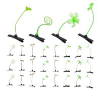 MUSISALY 100 Pièces Kawaii Little Plant Hairpins Bean Sprout Hair Clips Leaf Hair Barrettes For Party School DIY Headwear