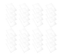 MUSISALY 100 Pochettes Transparentes en Vinyle 30x23 Cm 11 Trous Pré-perforés, Porte-dossards Imperméables pour Marathon et Événements Sportifs, Organiseur de Dossards et