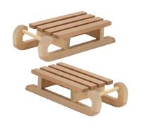 MUSISALY 12 DIY 2 Pièces pour Décoration Maison de Poupée Accessoire Scène de Noël Ornement Solide et Facile à Peindre