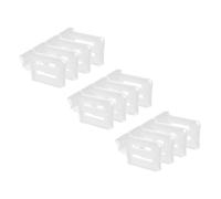 MUSISALY 12 Séparateurs Réglables pour Réfrigérateur Porte Latérale en Plastique, Plaque de Séparation Extensible pour Tiroir, Panneau de Séparation Alimentaire pour Organisation