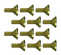MUSISALY 12pièces Support Brûleur Cône Encens Métal Réutilisable Plateau Encens Backflow Stable Pratique Cadeau Aromathérapie