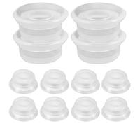 MUSISALY 15 Pièces Bouchon en Silicone Blanc Joint Résistant la Chaleur la Pression pour Soupape de Décompression de Vapeur Accessoires pour Autocuiseurs et Cocottes Vapeur