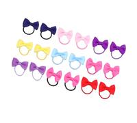 MUSISALY 18 pcs Élastiques à Cheveux avec Nœuds Ruban pour et Bébés Accessoires de Coiffure Colorés pour Pigtails et Queue de Cheval Aléatoires Couleur Aléatoire Couleur Aléatoire