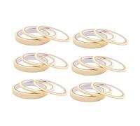 MUSISALY 18rouleaux Ruban Adhésif De Manucure Bande De Séparation Autocollante Texturée Tape Nail Art Gel Autocollants Vernis Ongles Usage Professionnel Et Maison