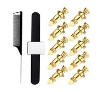 MUSISALY 1ensemble Anneaux De Sectionnement De Cheveux Outils De Coiffure Pour Tresses Et Et Accessoires Pour Salon Et Usage Domestique