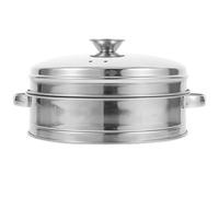 MUSISALY 1ensemble Panier Vapeur Inoxidable Double Poignée avec Couvercle Panier Vapeur Robuste pour Viande Fruits de Mer et Dim Sum Cuisson Saine Maison et Restaurant Plusieurs styles
