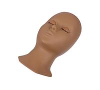 MUSISALY 1pièce Mannequin Silicone Pour Extensions De Cils Tête Pratique Amovible Pour Apprentissage Et Entraînement Maquillage Modèle De Formation Durable Et Réutilisable Pour