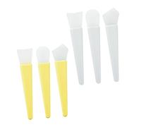 MUSISALY 2 Ensembles brosse à masque outil de beauté cosmétique outil de mélange de visage makeup kit make up kit applicateur de boue faciale en silicone outils de soins du visage