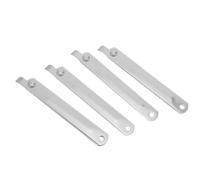 MUSISALY 2 Ensembles Lien de Raccordement pour Étendoir Pliant, Acier Inoxydable, Lot de Sets de Kits, Argenté, Résiste Flexion, Compatible Clothes Rack et Drying Rack, pour Petits