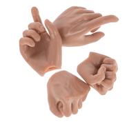 MUSISALY 2 Paires Doll Hand Parts Ultra Realistic Miniature Hands for DIY Doll Crafting Replacement Accessories