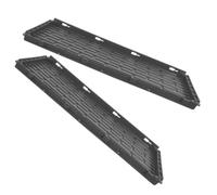MUSISALY 2 Pièces Accessoire Jardinage pour Balcon, Bac à Fleurs Rectangulaire en Plastique, Montage Facile et Forte Capacité de Charge pour Jardinières Extérieures