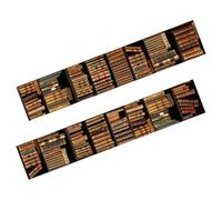 MUSISALY 2 pièces Autocollants de Porte Imperméables PVC Amovibles Stickers Muraux Décoratifs pour Chambre Salon Surface Lisse Sans Résidu