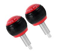MUSISALY 2 Pièces Bouton de Broche pour Vélo D’Appartement, Bouton de Remplacement pour Équipement de Fitness, M16x32mm, Fer, Goupille de Sécurité à Verrouillage, Poignée Ronde,